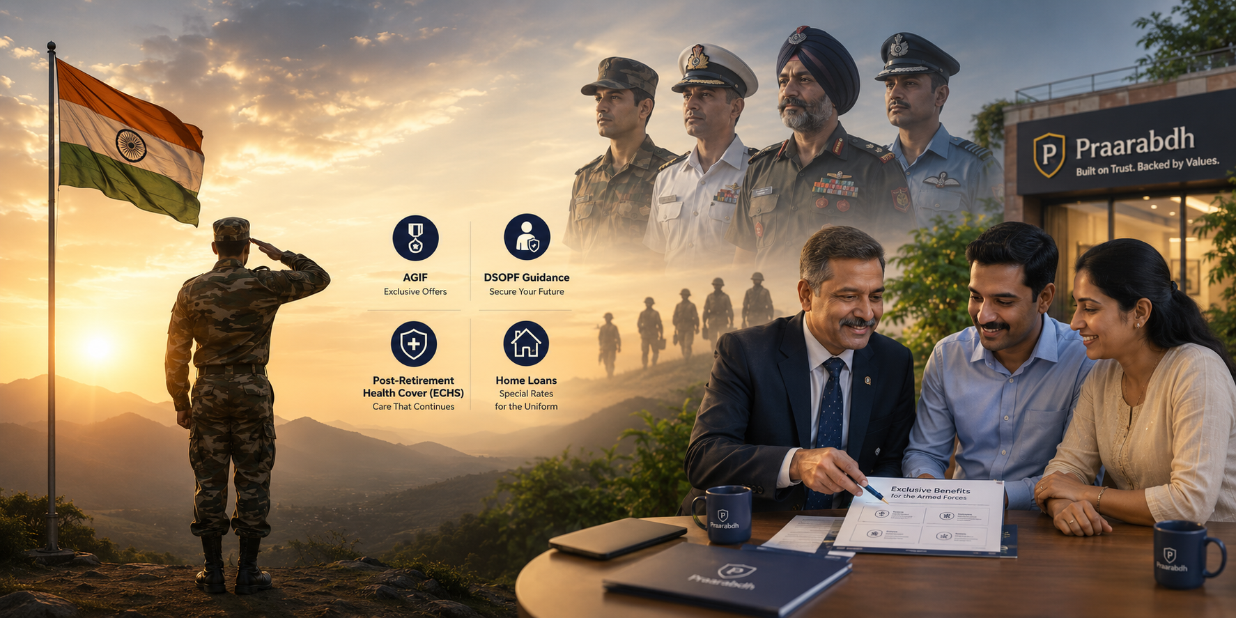 Praarabdh — financial benefits for the Armed Forces